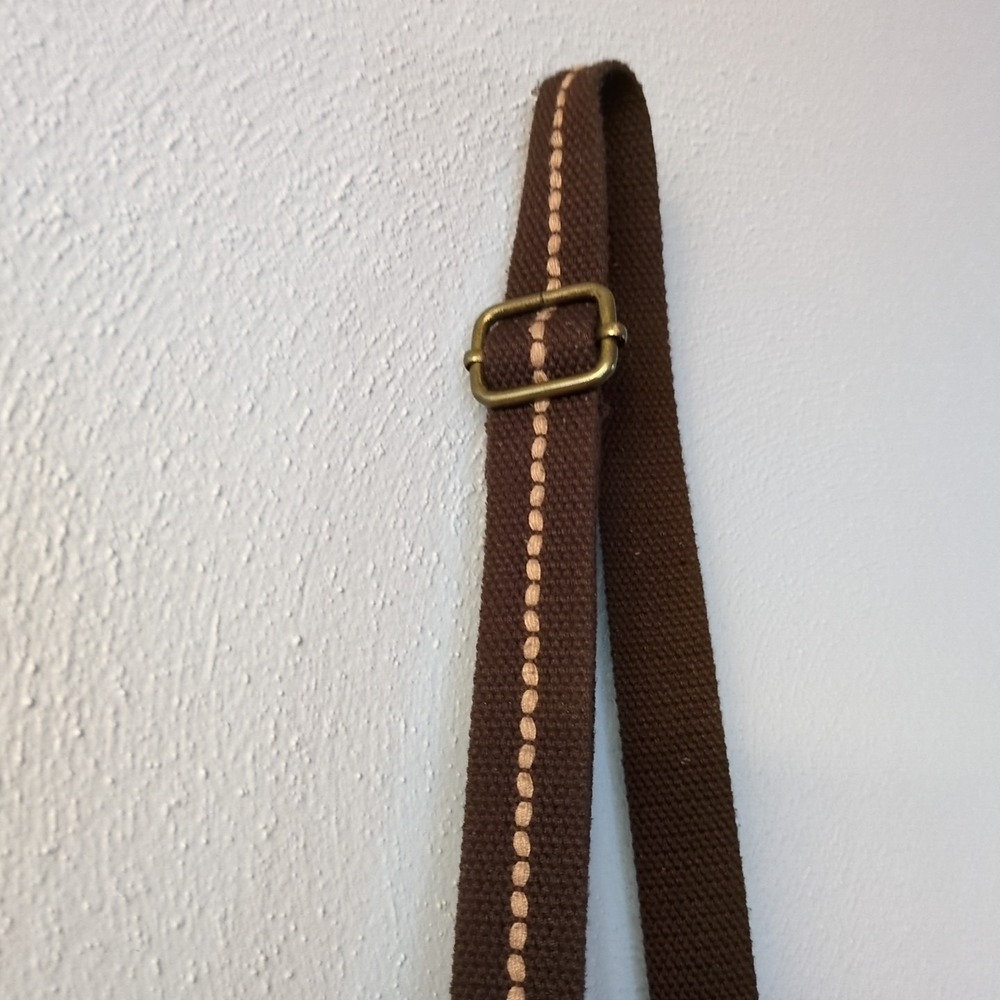 Chala  Shoulder Bag Womens Brown M Crossbody Purse Zip Close Pockets Adjustable - Picture 8 of 11